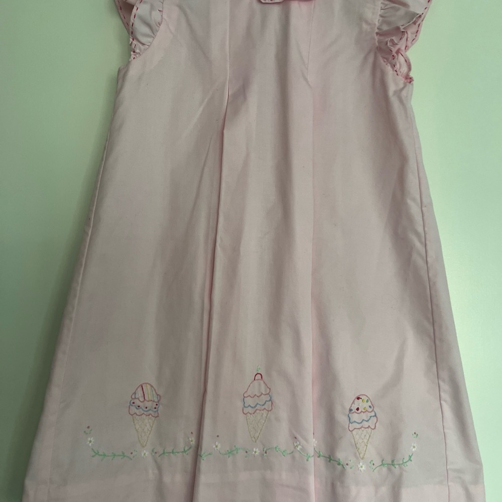 Proper Peony Ice Cream Embroidered Dress. Excellent Condition!!